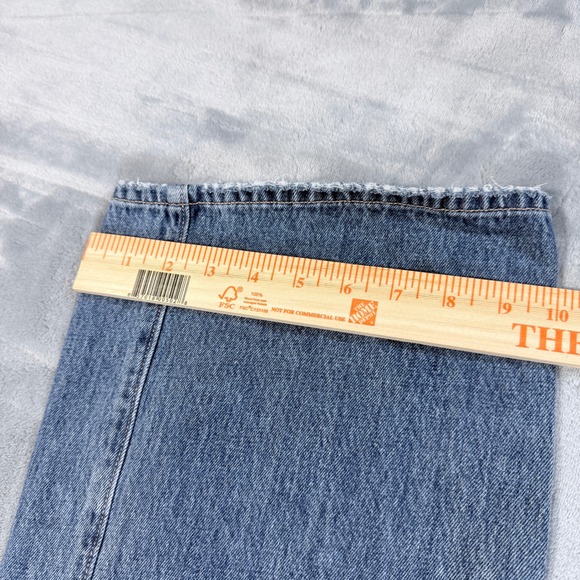 Hollister Low-Rise Baggy Distressed Jeans W24R Medium Wash Ripped Wide Leg 00R - Picture 8 of 10